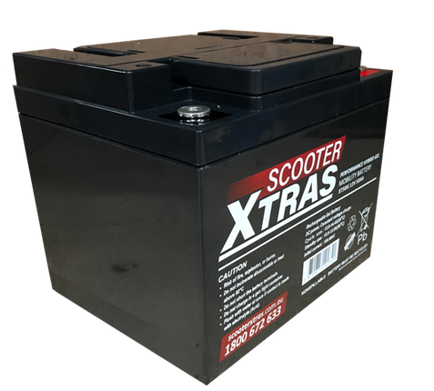 XT50G (12 Volt 50 Amp) Battery - Mobility Scooter or Wheelchair