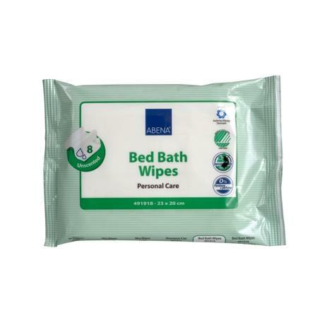 Abena Bed Bath Wipes (Single Packet of 8)