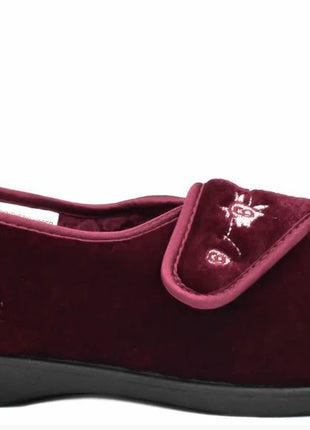 Panda Elsabet 3 Burgundy Ladies Slippers Shoe Size Ladies Size 8