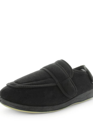 Panda Edison Black Mens Slippers