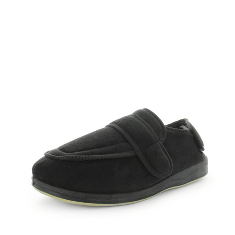 Panda Edison Black Mens Slippers