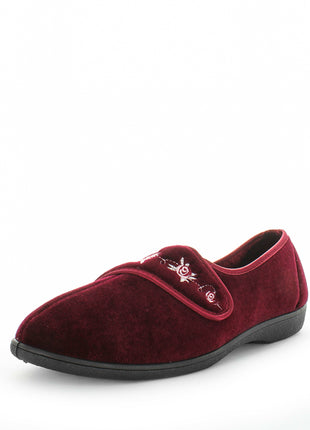 Panda Elsabet 3 Burgundy Ladies Slippers