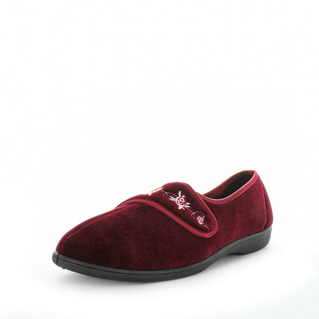 Panda Elsabet 3 Burgundy Ladies Slippers