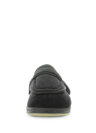 Panda Edison Black Mens Slippers