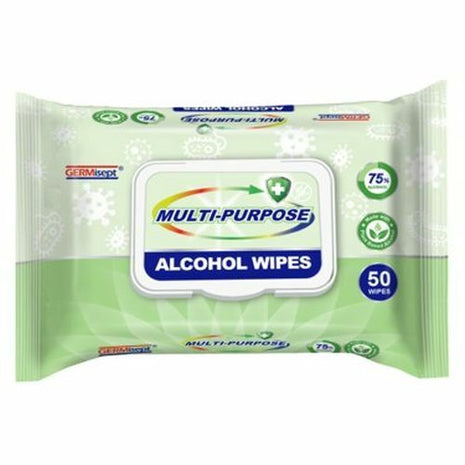 Multi Purpose 75% Alcohol Wipes (Packet of 50)