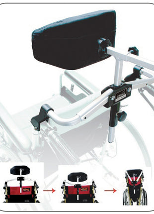 Karma Wheelchair Folding Headrest - Medium