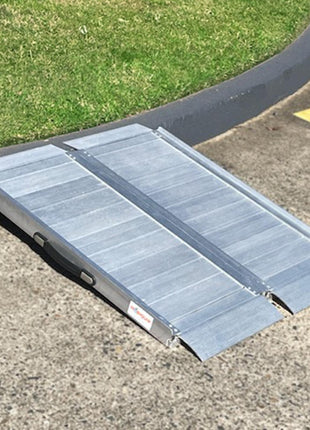 Folding Aluminium Suitcase Wheelchair Ramp - 4 Foot (120cm)