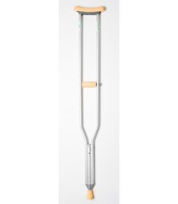 Aluminium Underarm Adjustable Crutches - Adult Tall 134-155cm (Pair)