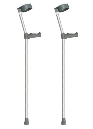 Ergonomic Grip Adjustable Forearm Crutches, Medium, 660-940mm