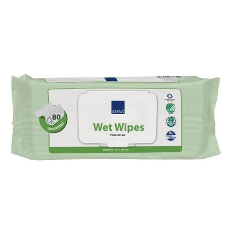 Abena Wet Wipes 20 x 27cm 80pk (Single Packet)