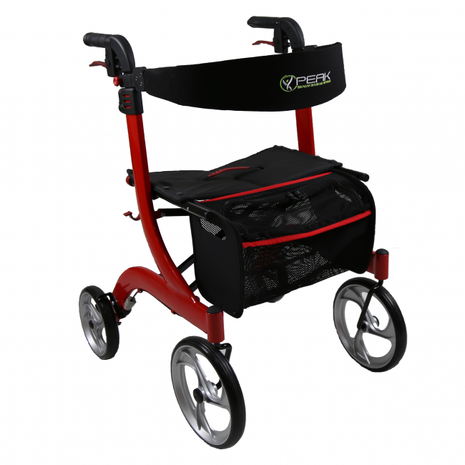 Ellipse Side Folding Rollator 4 Wheel Walker