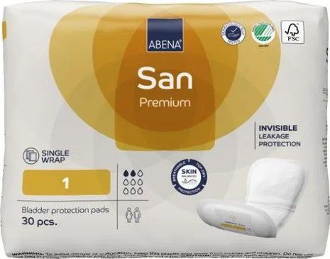 Abena San Premium - Range of Sizes - Packet Buy