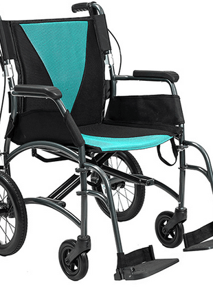 Vida Folding Attendant Propelled Wheelchair